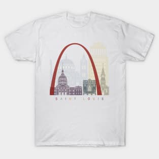 St Louis skyline poster T-Shirt